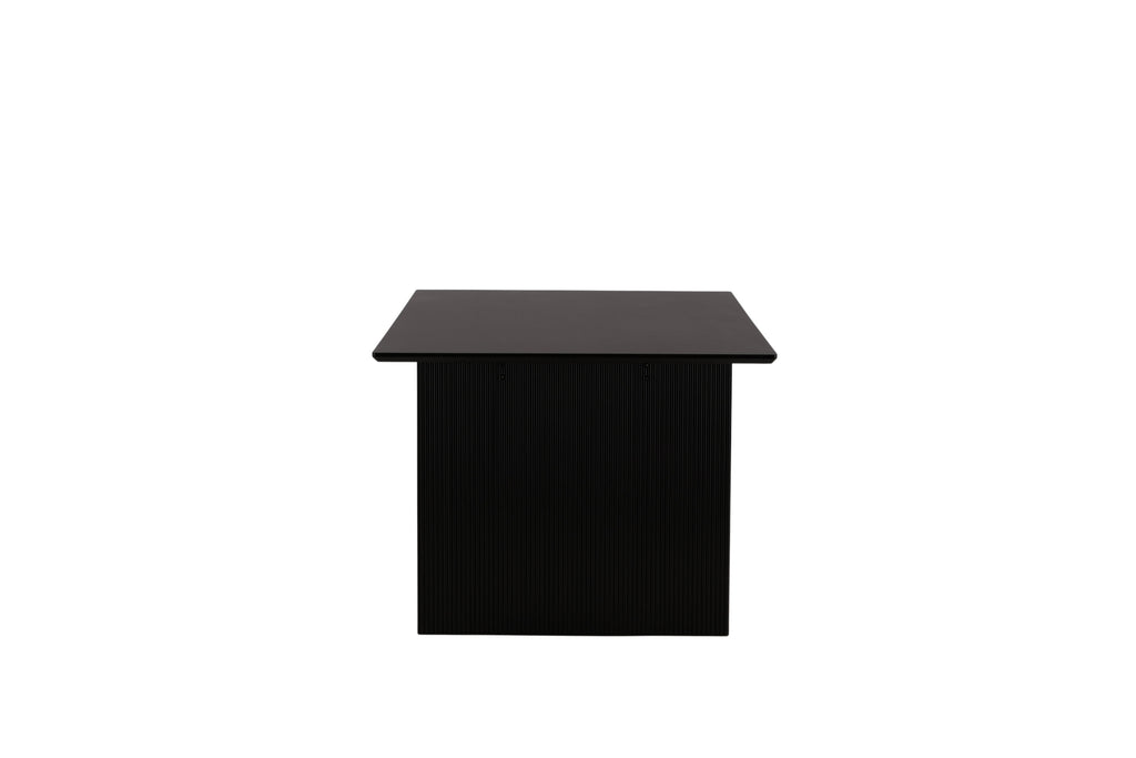 Vail matbord svart och röksvart MDF