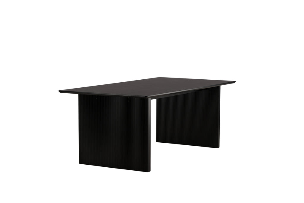 Vail matbord svart och röksvart MDF