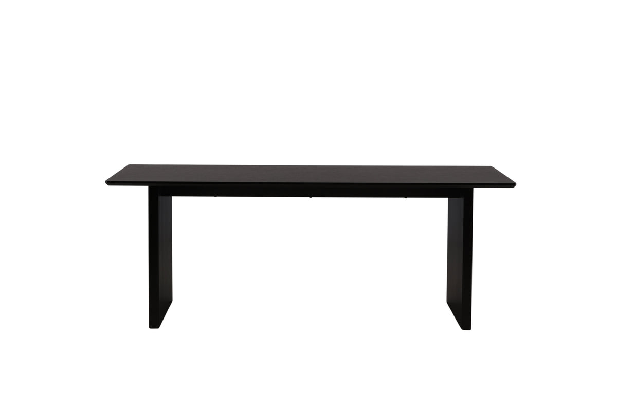 Vail matbord svart och röksvart MDF