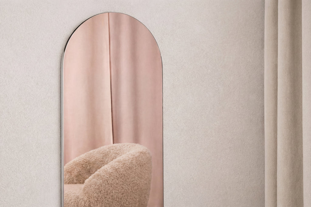 Sarasota spegel 66x193 cm roséguldfärgat glas