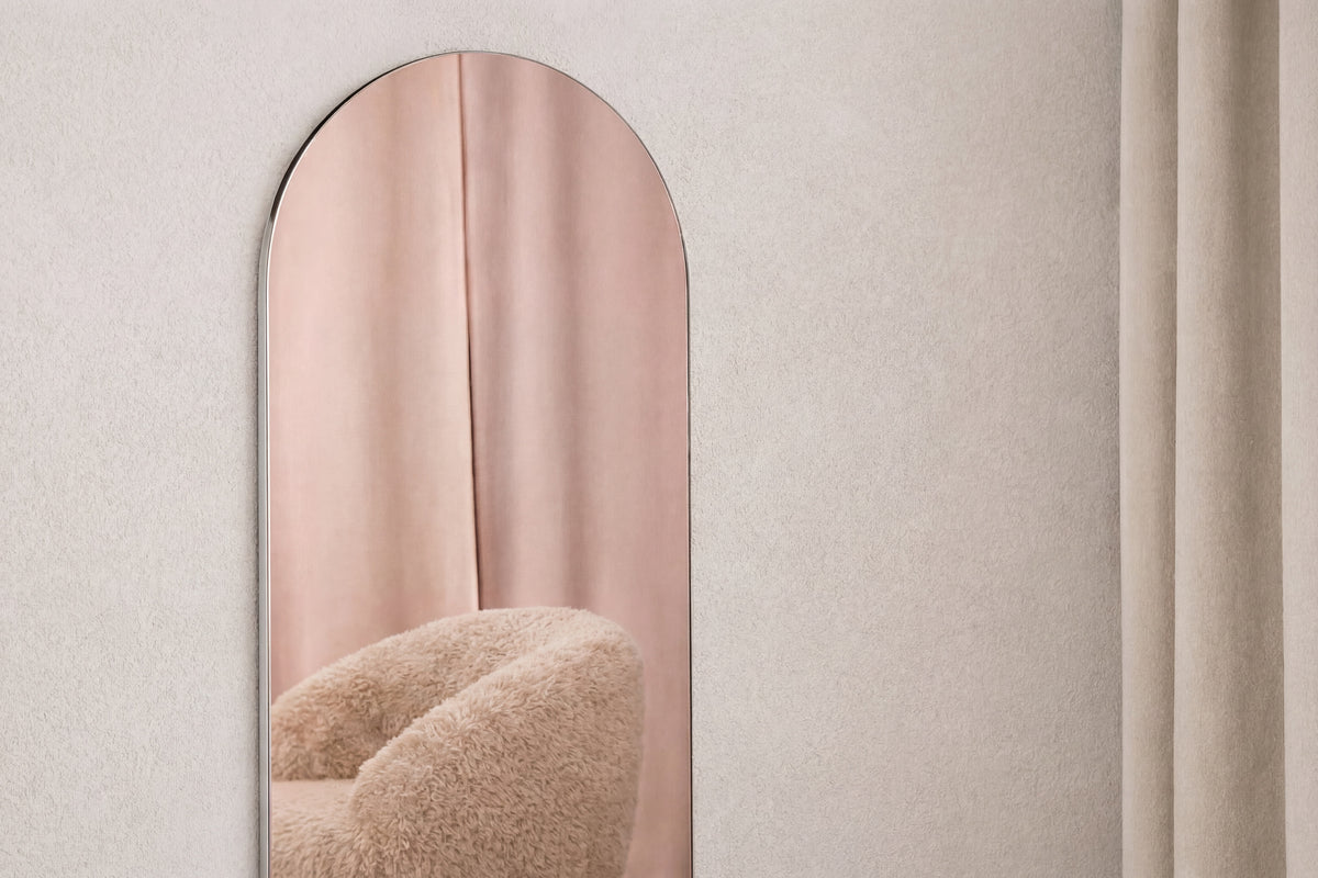 Sarasota spegel 66x193 cm roséguldfärgat glas