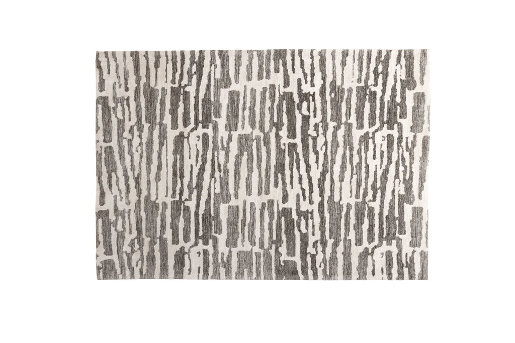 Milos matta 230x160 cm vit/grå mikropolyester