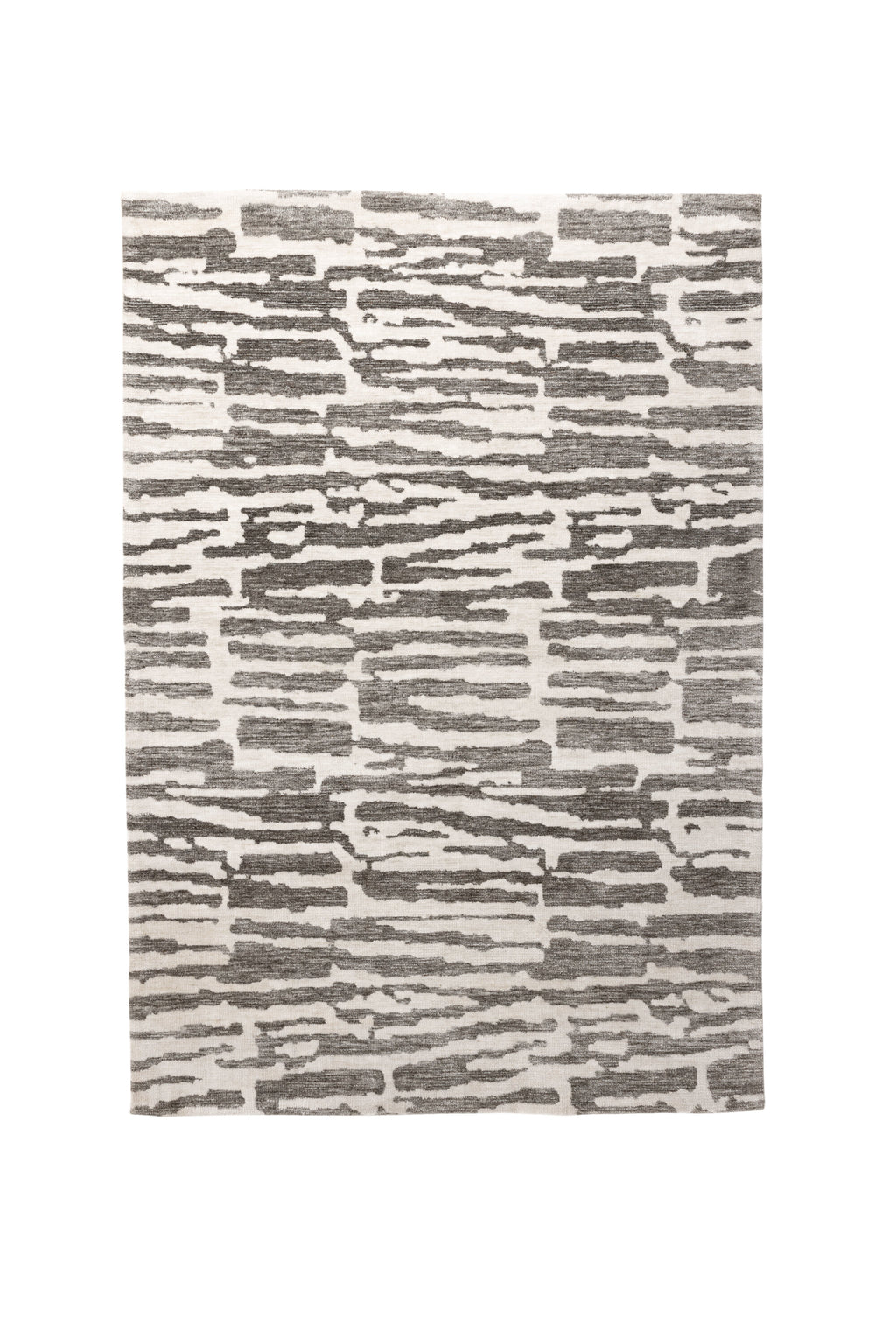 Milos matta 230x160 cm vit/grå mikropolyester