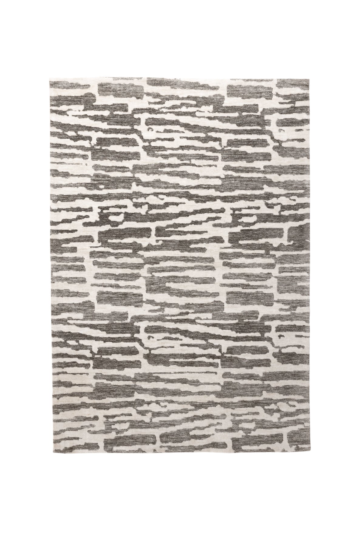 Milos matta 230x160 cm vit/grå mikropolyester