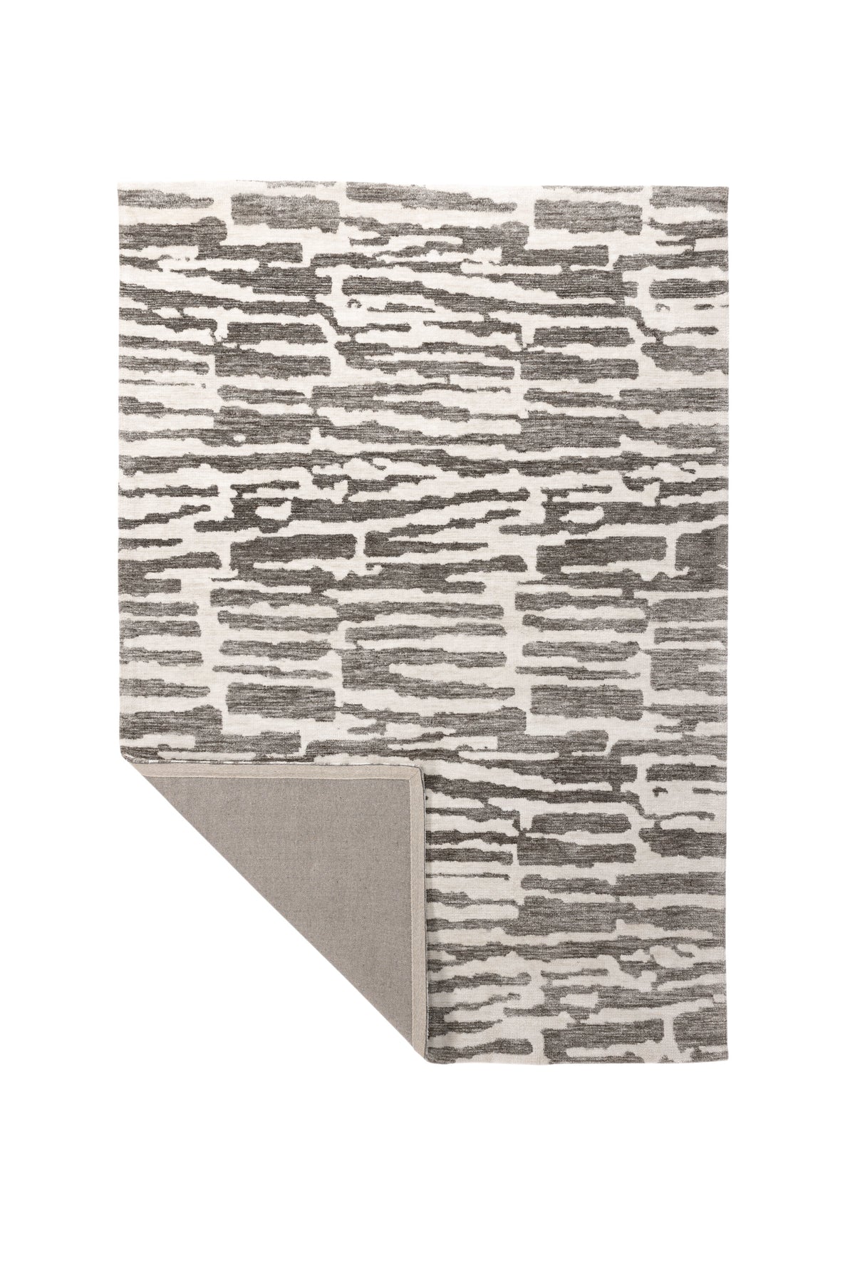 Milos matta 230x160 cm vit/grå mikropolyester