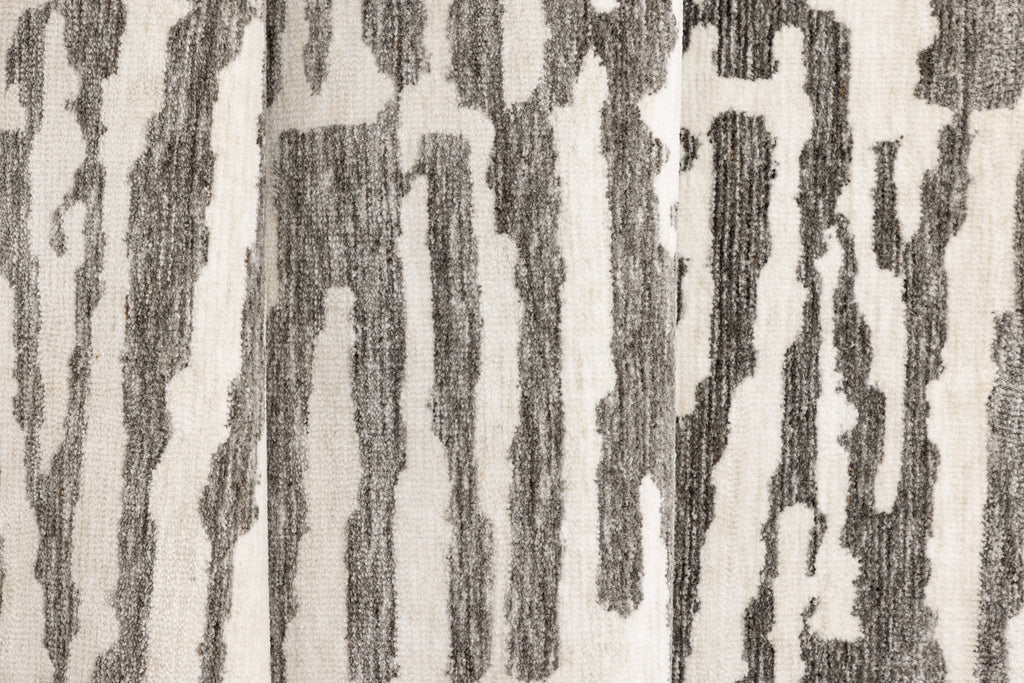 Milos matta 230x160 cm vit/grå mikropolyester