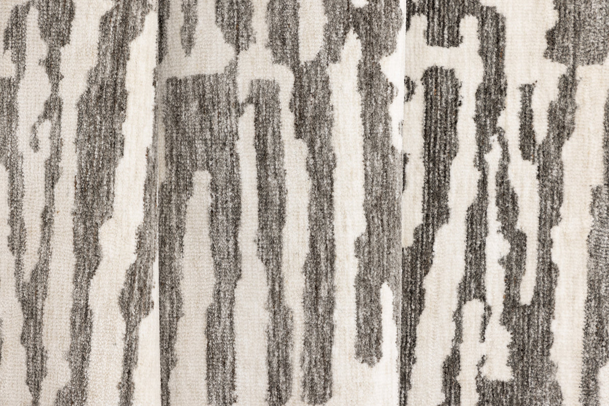 Milos matta 230x160 cm vit/grå mikropolyester