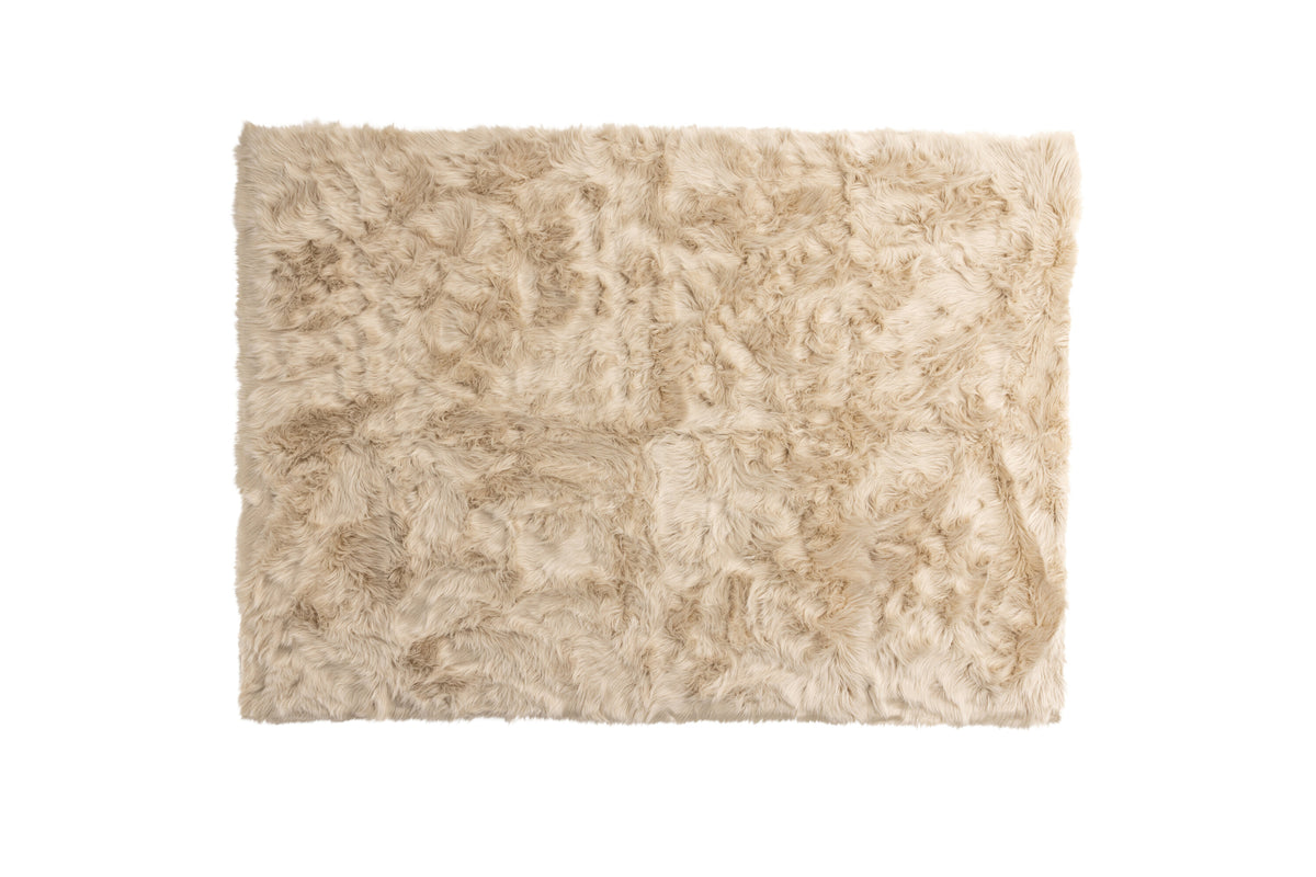 Katy matta 230x160 cm beige fuskpäls