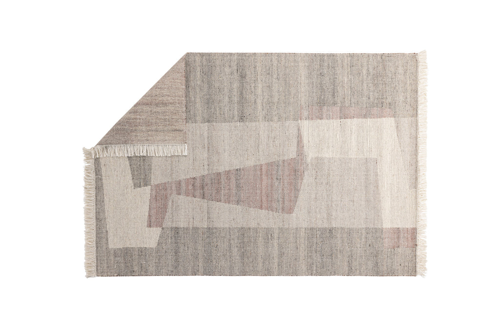 Rio rektangulär matta 230x160 cm beige i ull och polyester