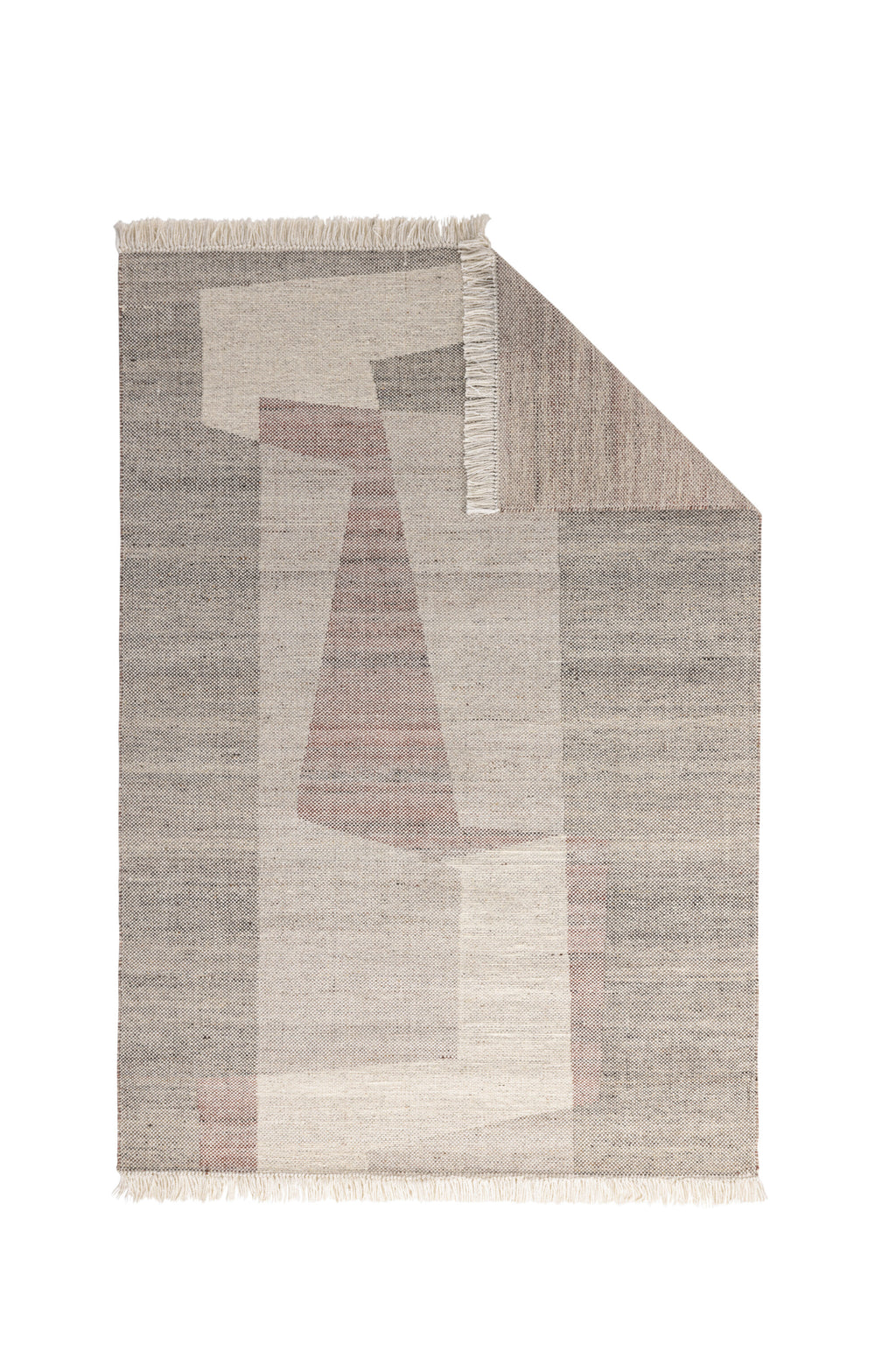 Rio rektangulär matta 230x160 cm beige i ull och polyester