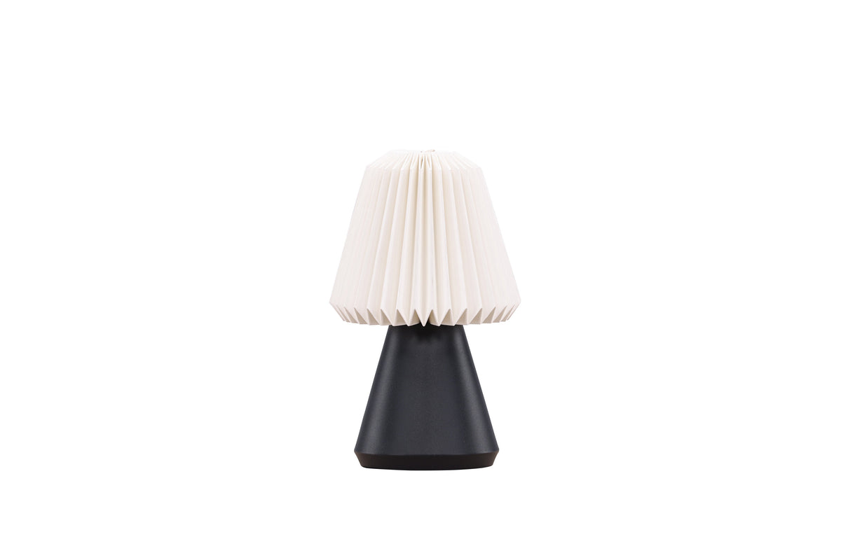 Fjällen bordslampa 20 cm svart/vit