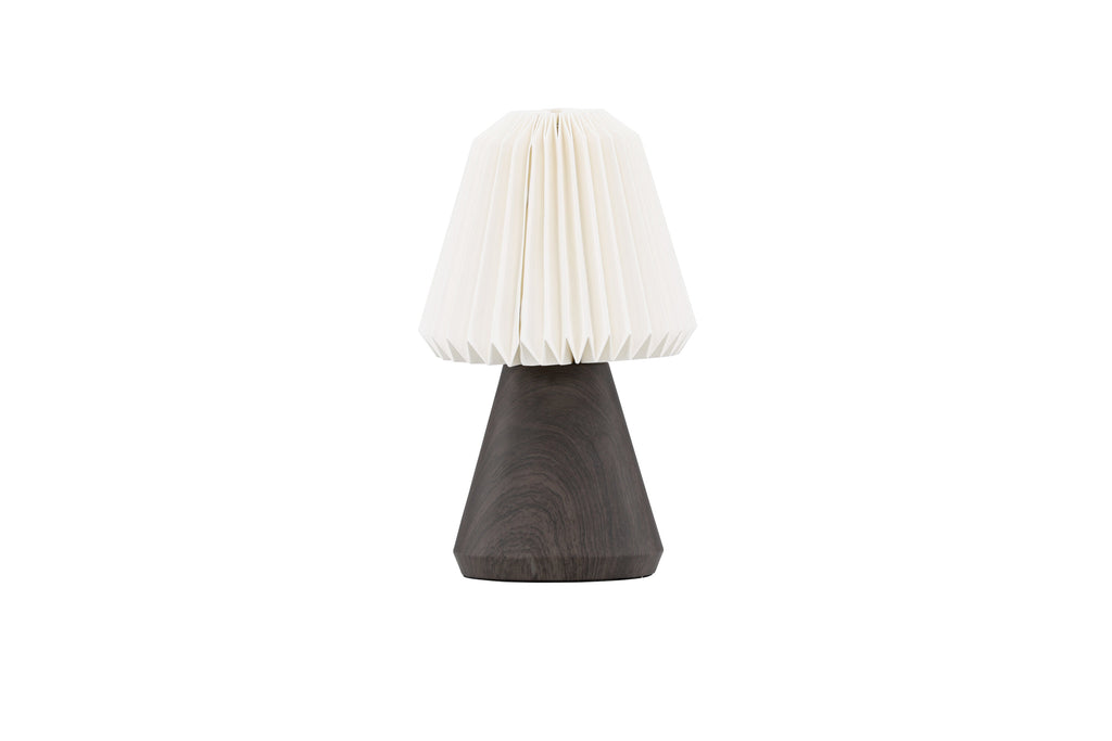 Fjällen bordslampa 20 cm ekfolie/vit