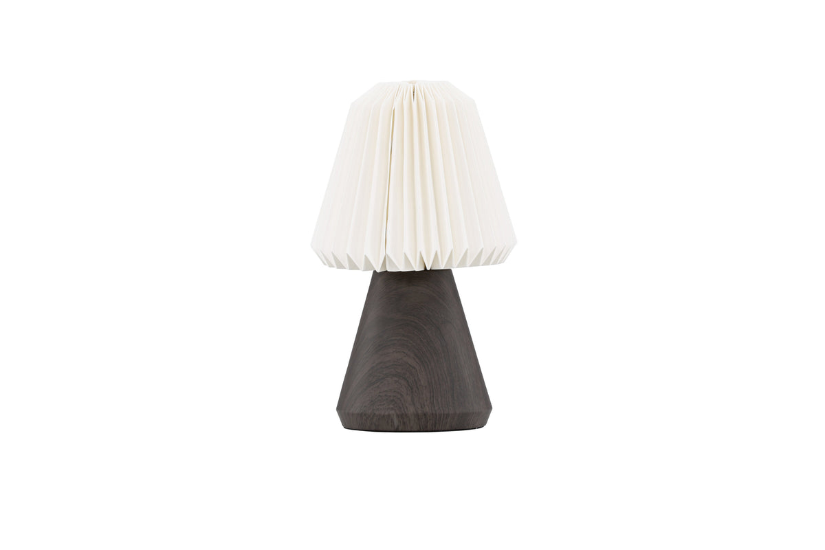 Fjällen bordslampa 20 cm ekfolie/vit