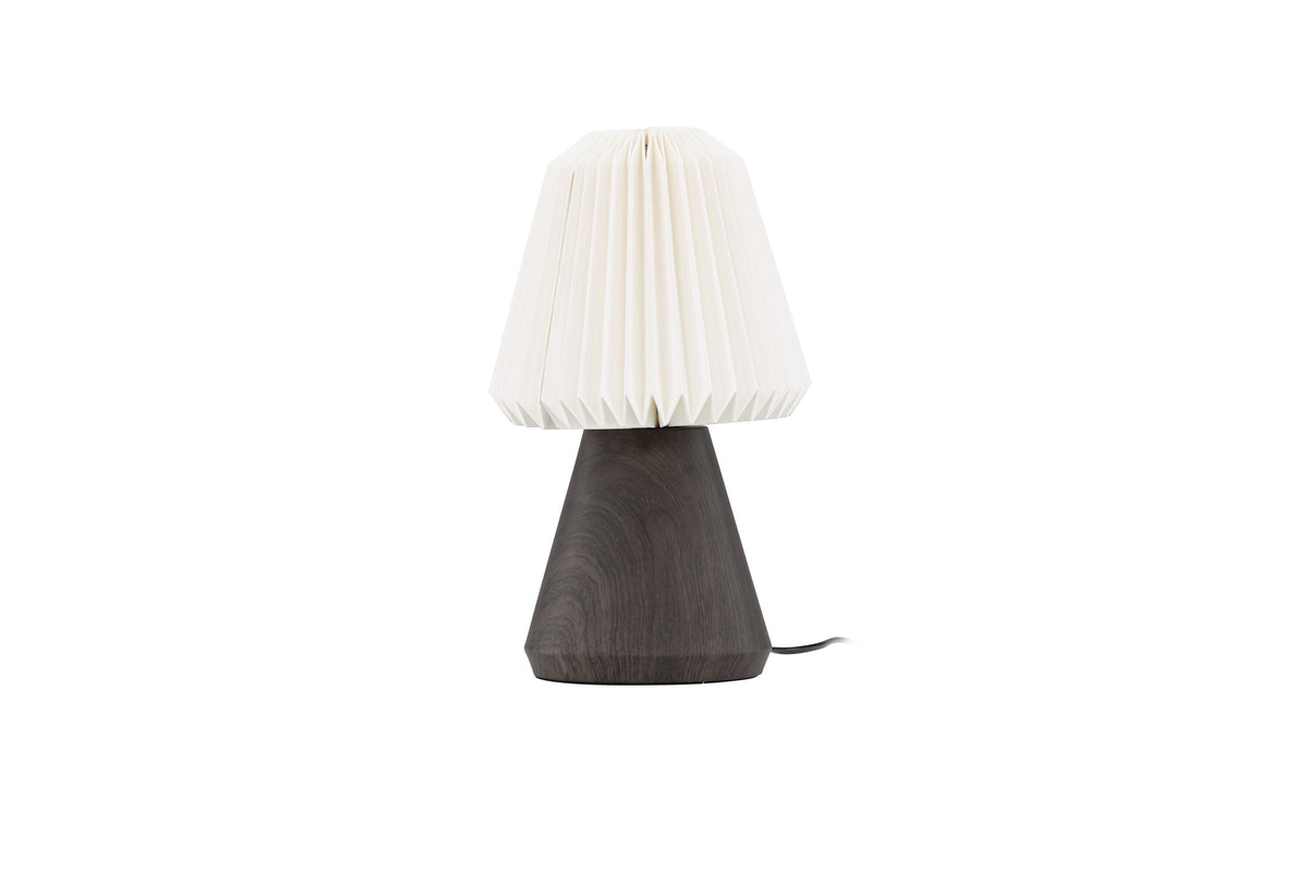 Fjällen bordslampa 20 cm ekfolie/vit