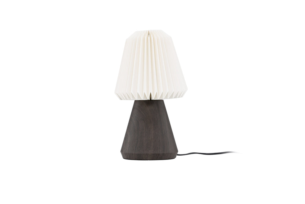 Fjällen bordslampa 20 cm ekfolie/vit