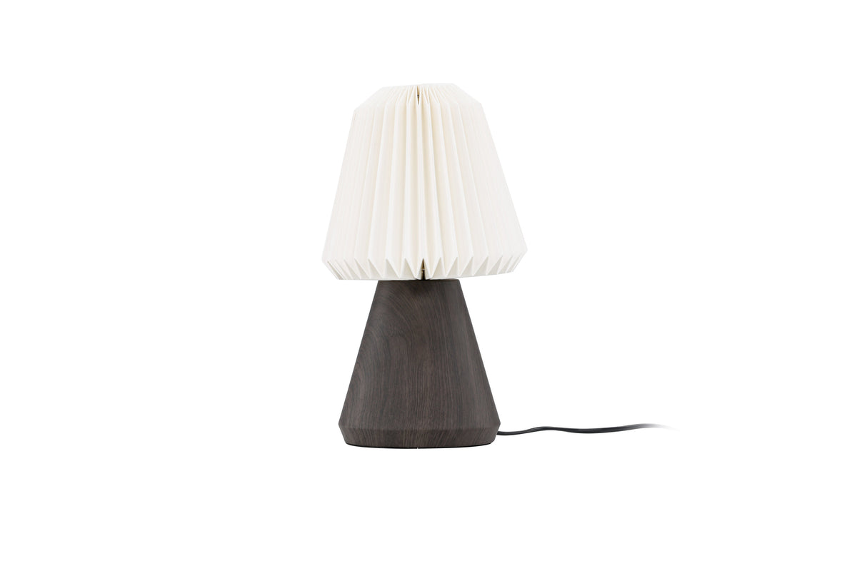 Fjällen bordslampa 20 cm ekfolie/vit
