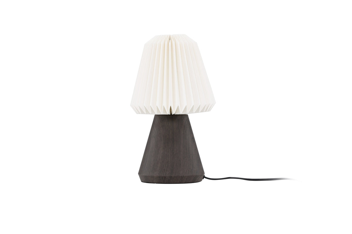 Fjällen bordslampa 20 cm ekfolie/vit