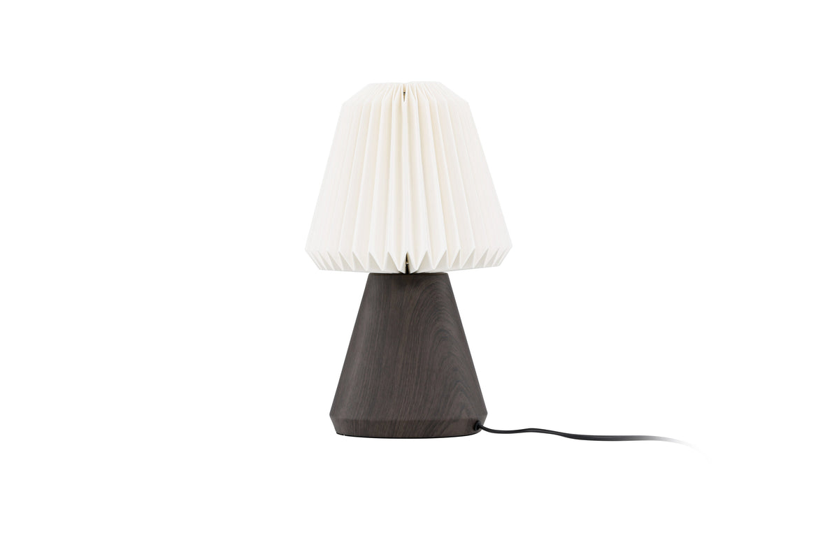 Fjällen bordslampa 20 cm ekfolie/vit