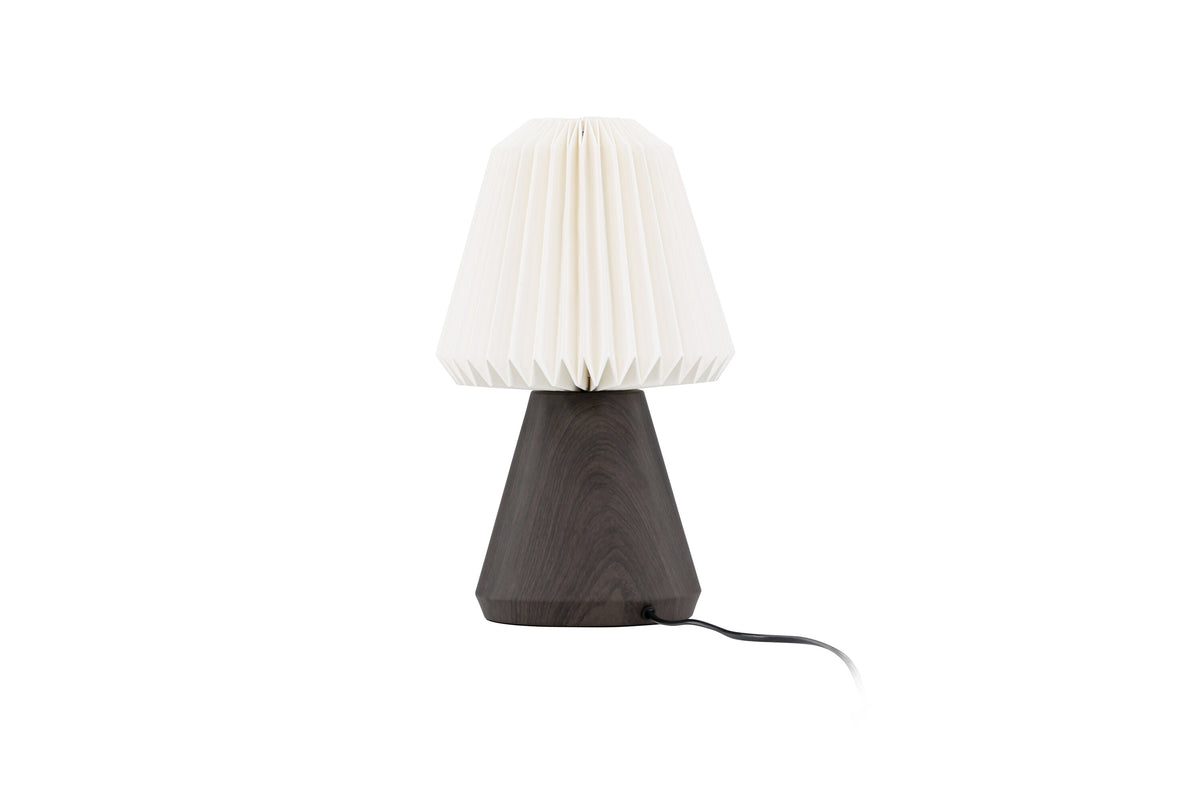 Fjällen bordslampa 20 cm ekfolie/vit