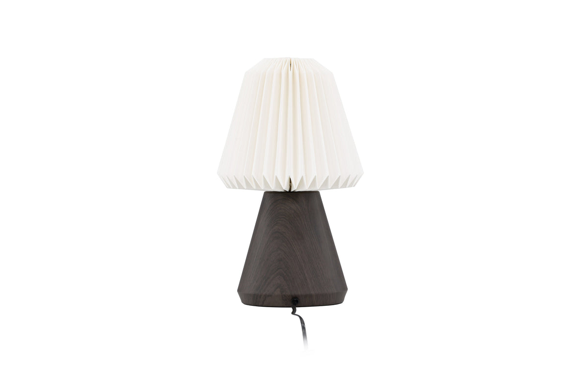 Fjällen bordslampa 20 cm ekfolie/vit