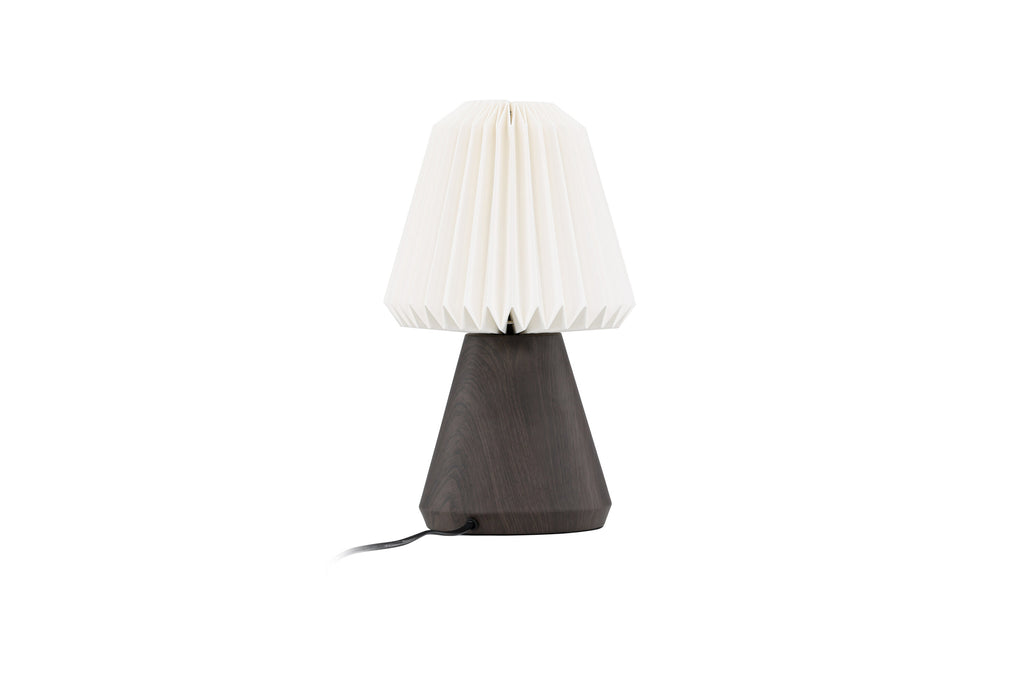 Fjällen bordslampa 20 cm ekfolie/vit