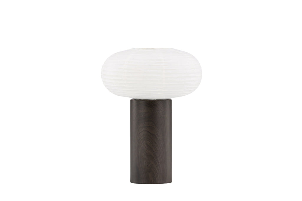 Hovfjället bordslampa 25 cm ekfolie och rispapper