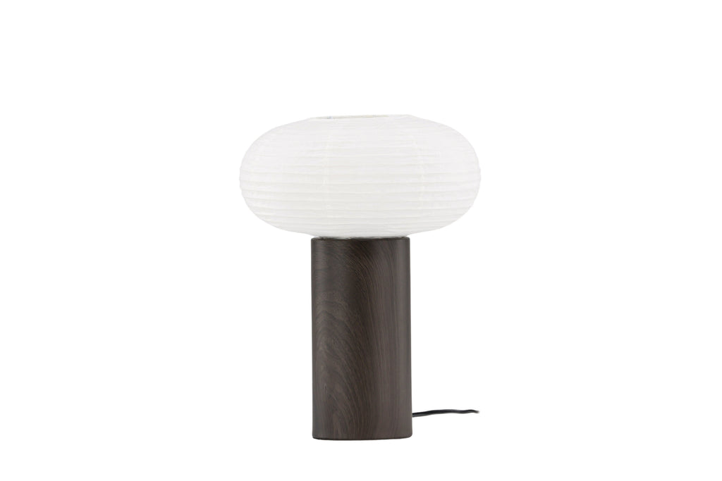 Hovfjället bordslampa 25 cm ekfolie och rispapper