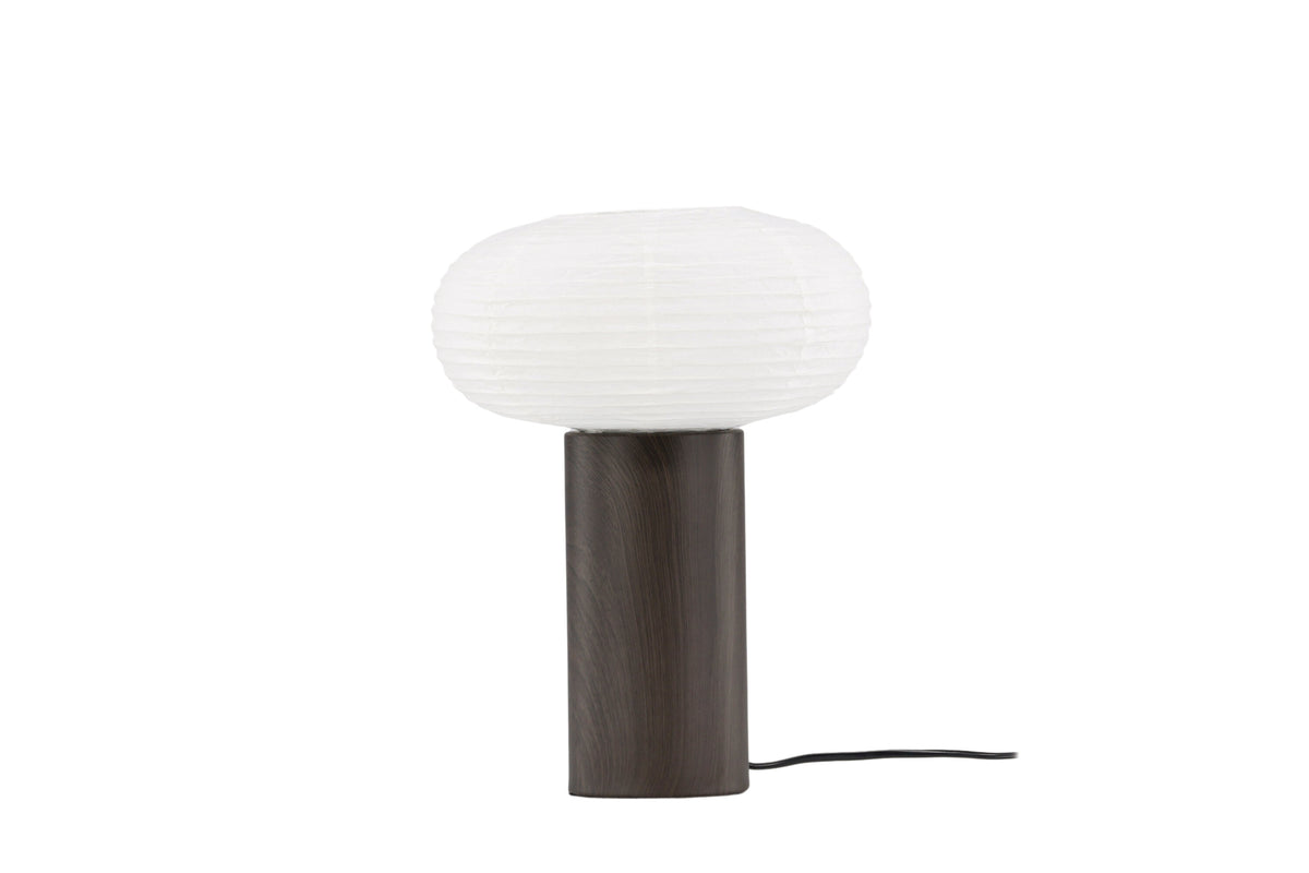 Hovfjället bordslampa 25 cm ekfolie och rispapper