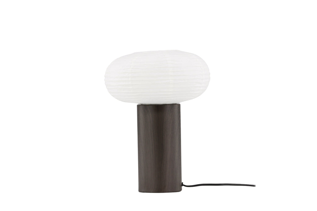Hovfjället bordslampa 25 cm ekfolie och rispapper
