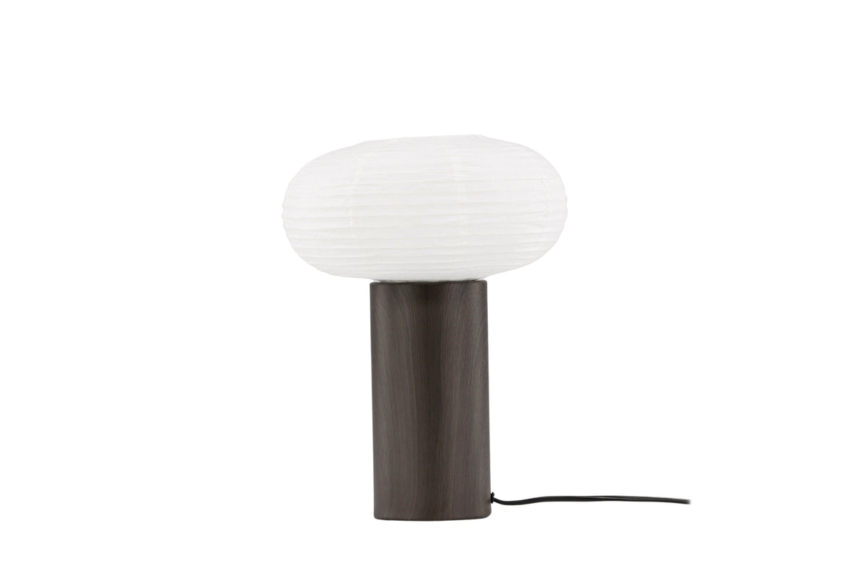 Hovfjället bordslampa 25 cm ekfolie och rispapper