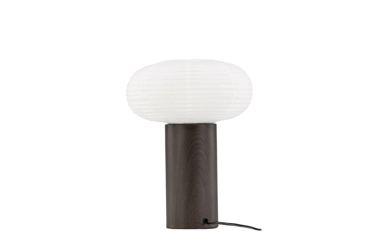 Hovfjället bordslampa 25 cm ekfolie och rispapper