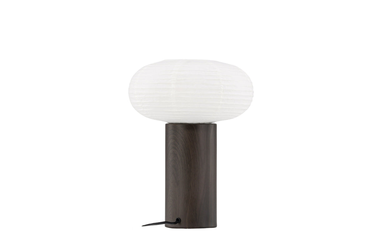 Hovfjället bordslampa 25 cm ekfolie och rispapper