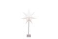 Grövelfjäll bordslampa 40 cm svart med vitt papper