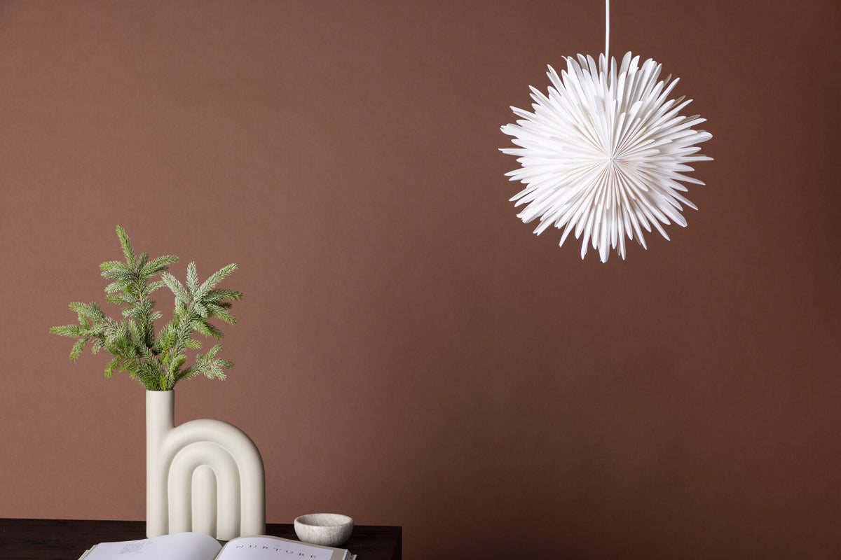 Sälen pendellampa 35 cm vit