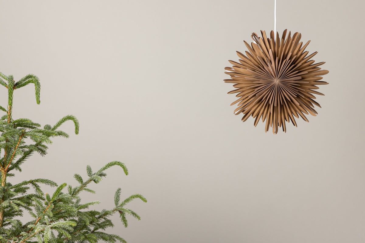 Sälen pendellampa 35 cm brun