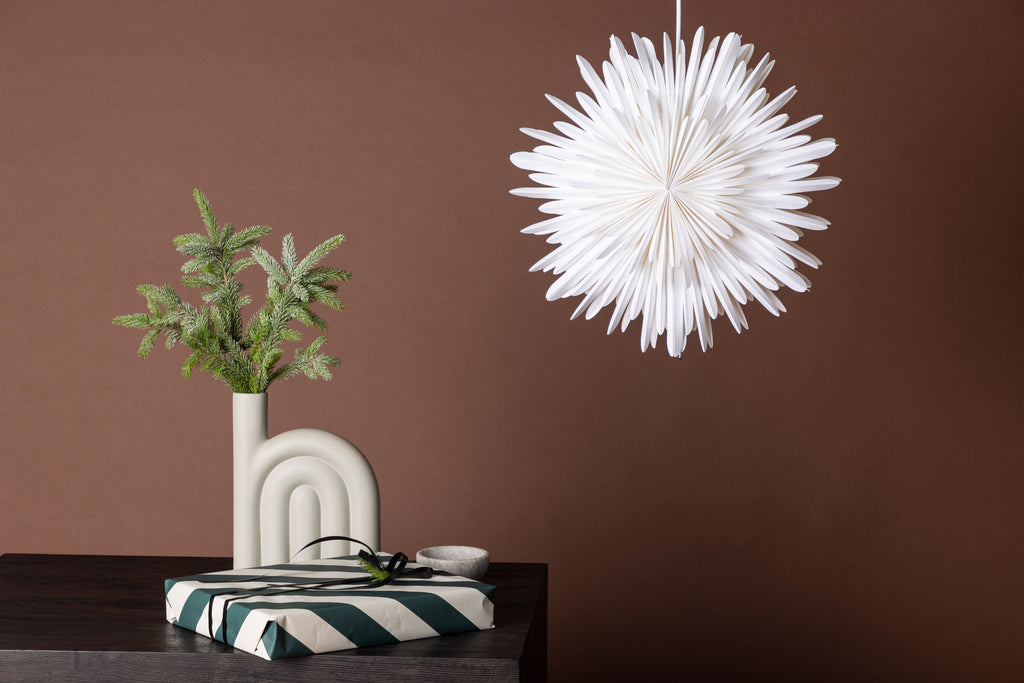 Sälen pendellampa 46 cm vit