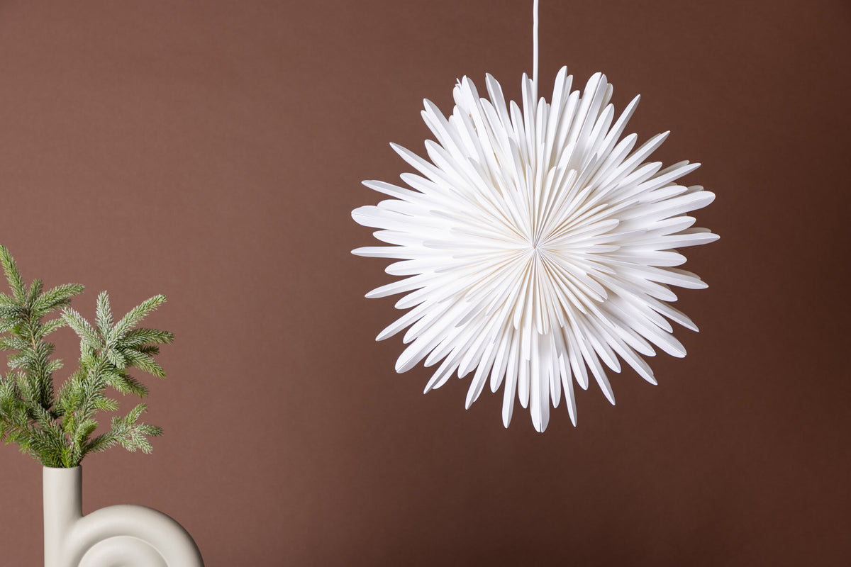 Sälen pendellampa 46 cm vit