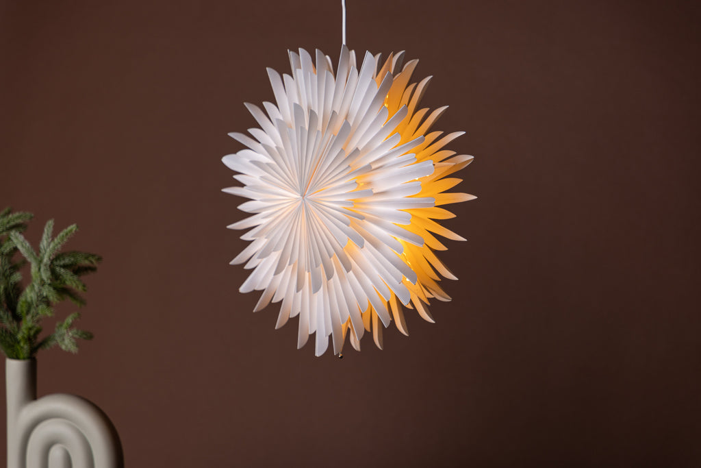 Sälen pendellampa 46 cm vit