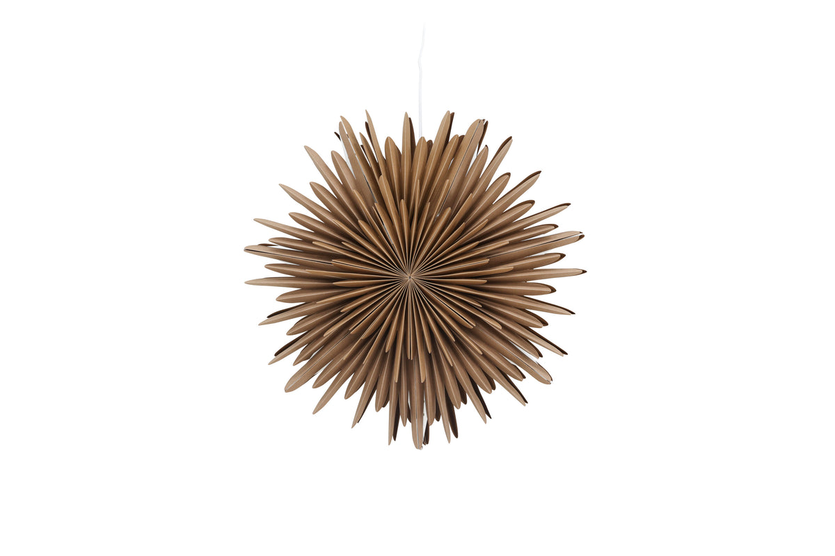 Sälen pendellampa 46 cm brun
