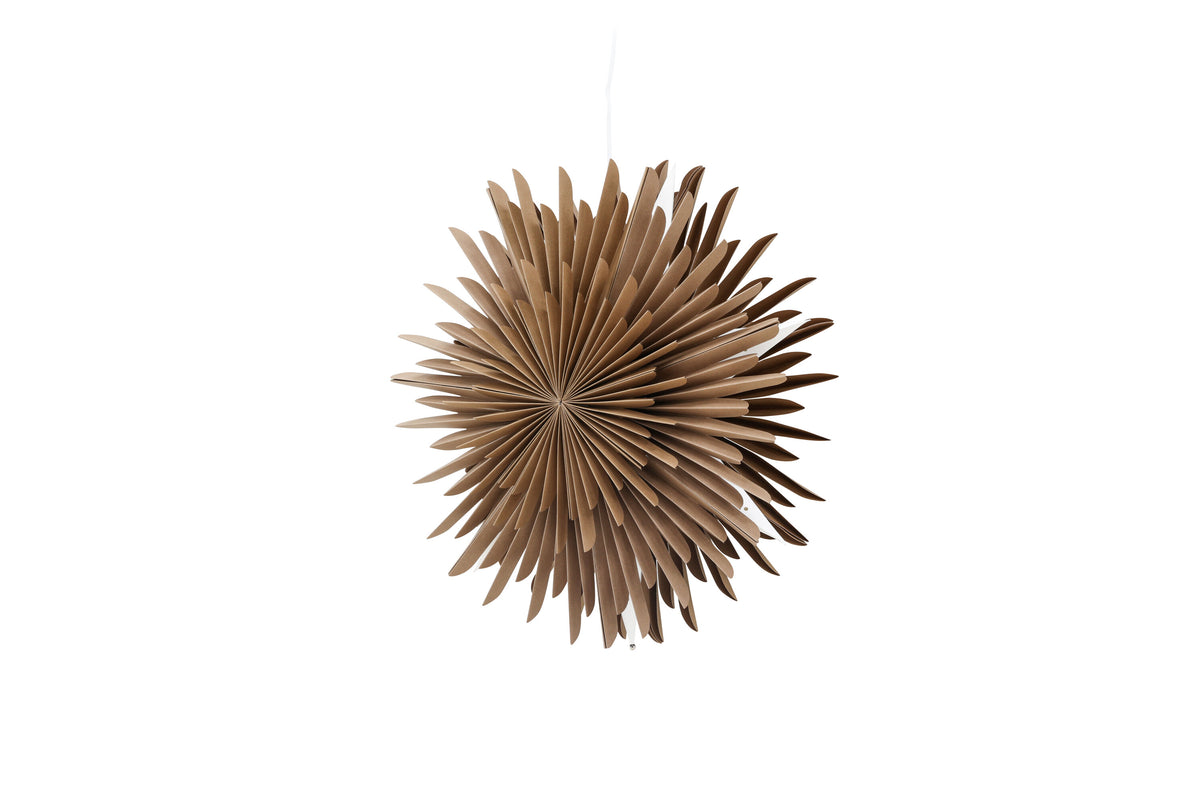 Sälen pendellampa 46 cm brun