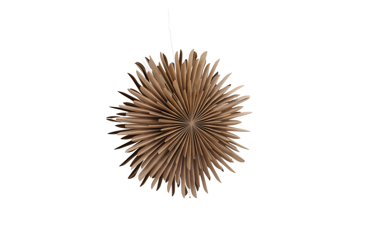 Sälen pendellampa 46 cm brun