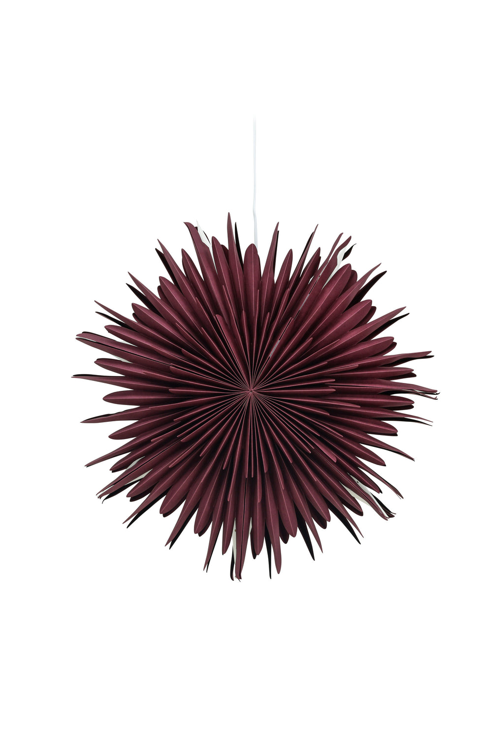 Sälen pendellampa 60 cm mörkröd