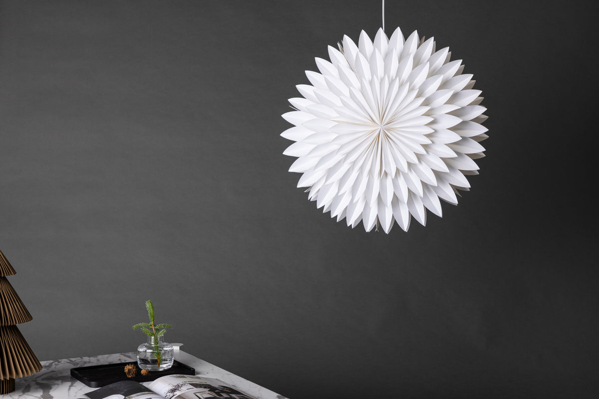 Storlien taklampa 60 cm vit