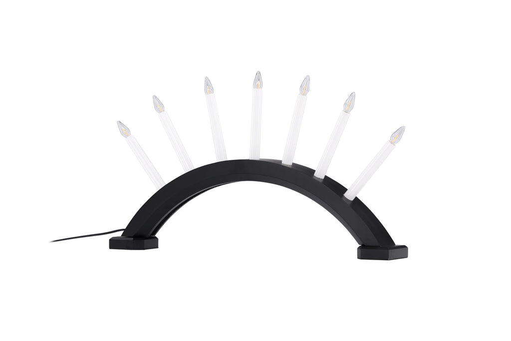 Kebnekaise bordslampa 55 cm svart/vit