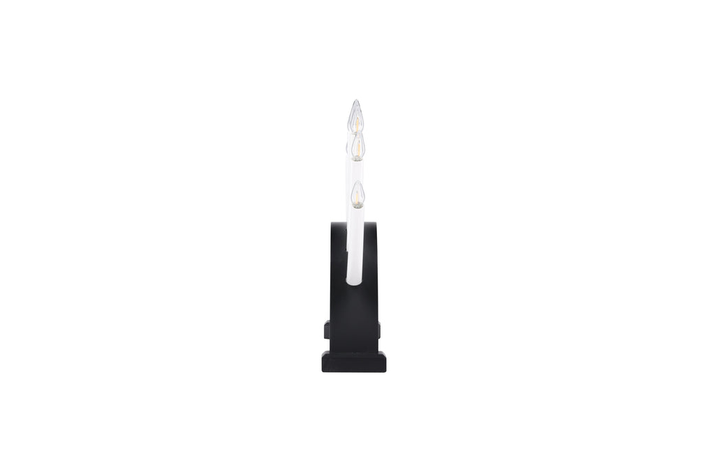 Kebnekaise bordslampa 55 cm svart/vit