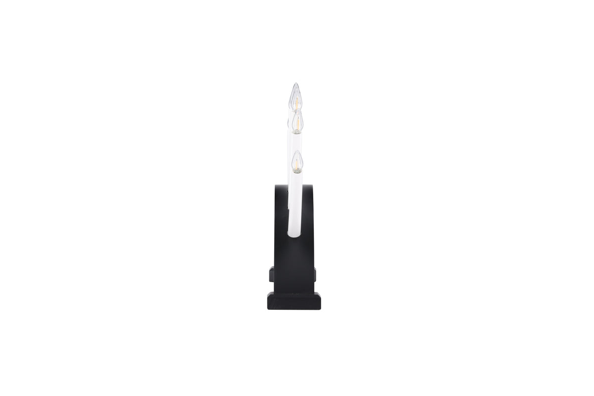 Kebnekaise bordslampa 55 cm svart/vit