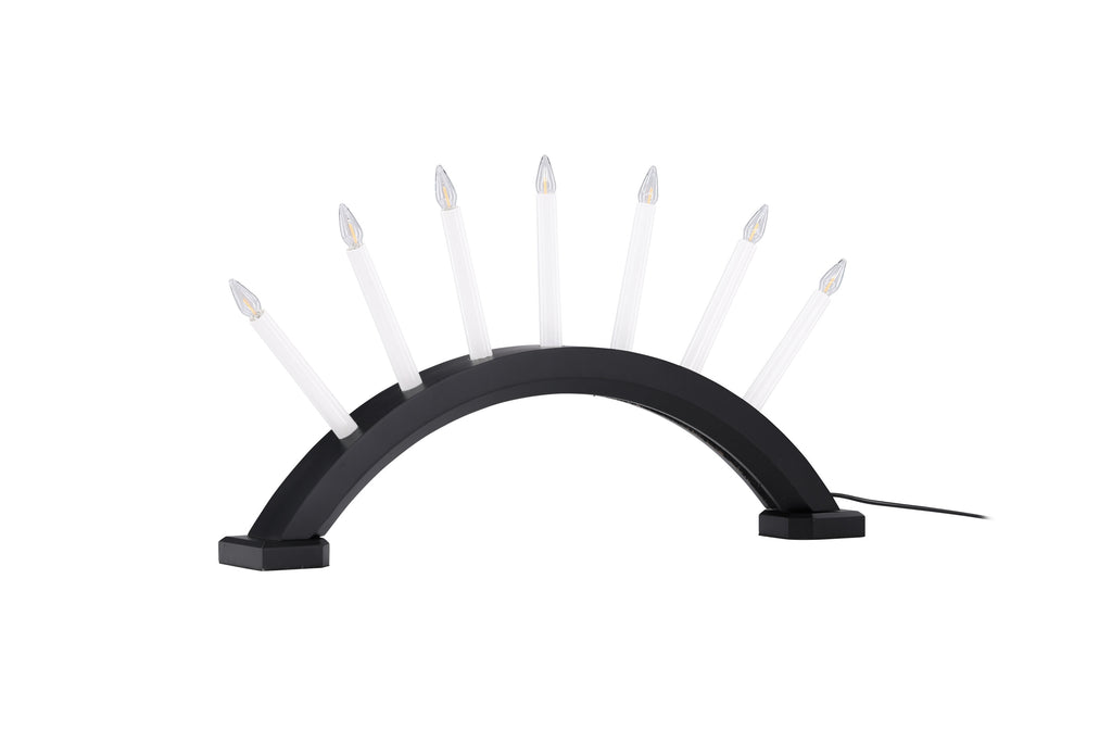 Kebnekaise bordslampa 55 cm svart/vit
