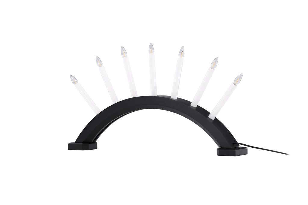Kebnekaise bordslampa 55 cm svart/vit