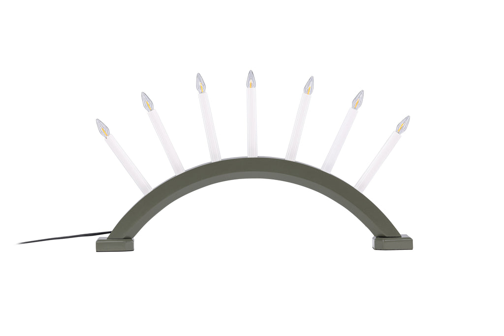 Kebnekaise bordslampa 55 cm grön/vit