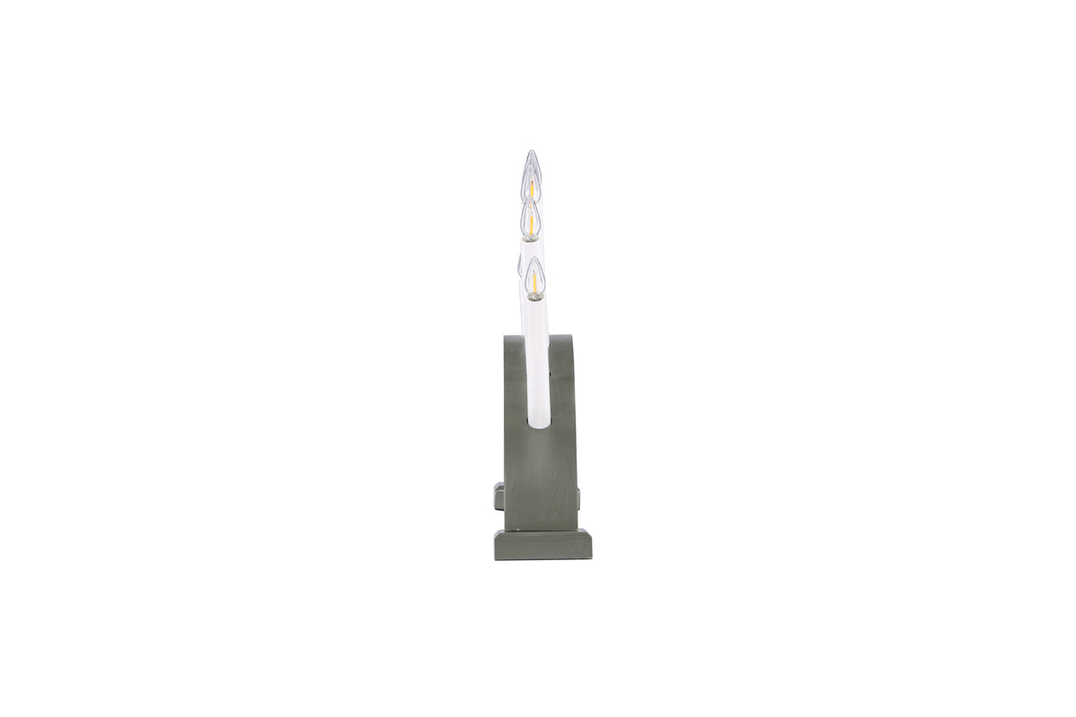 Kebnekaise bordslampa 55 cm grön/vit